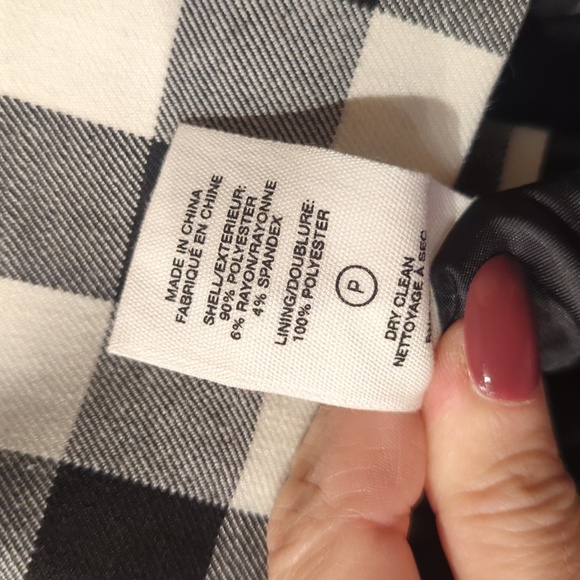 Avec Les Filles Anthropologie checkered blazer double breasted - Picture 6 of 9